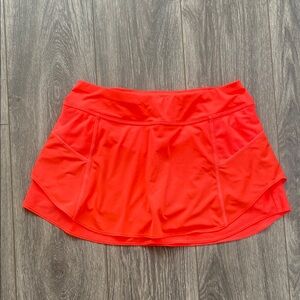Athleta Women's Mini Skirt in Bright Red